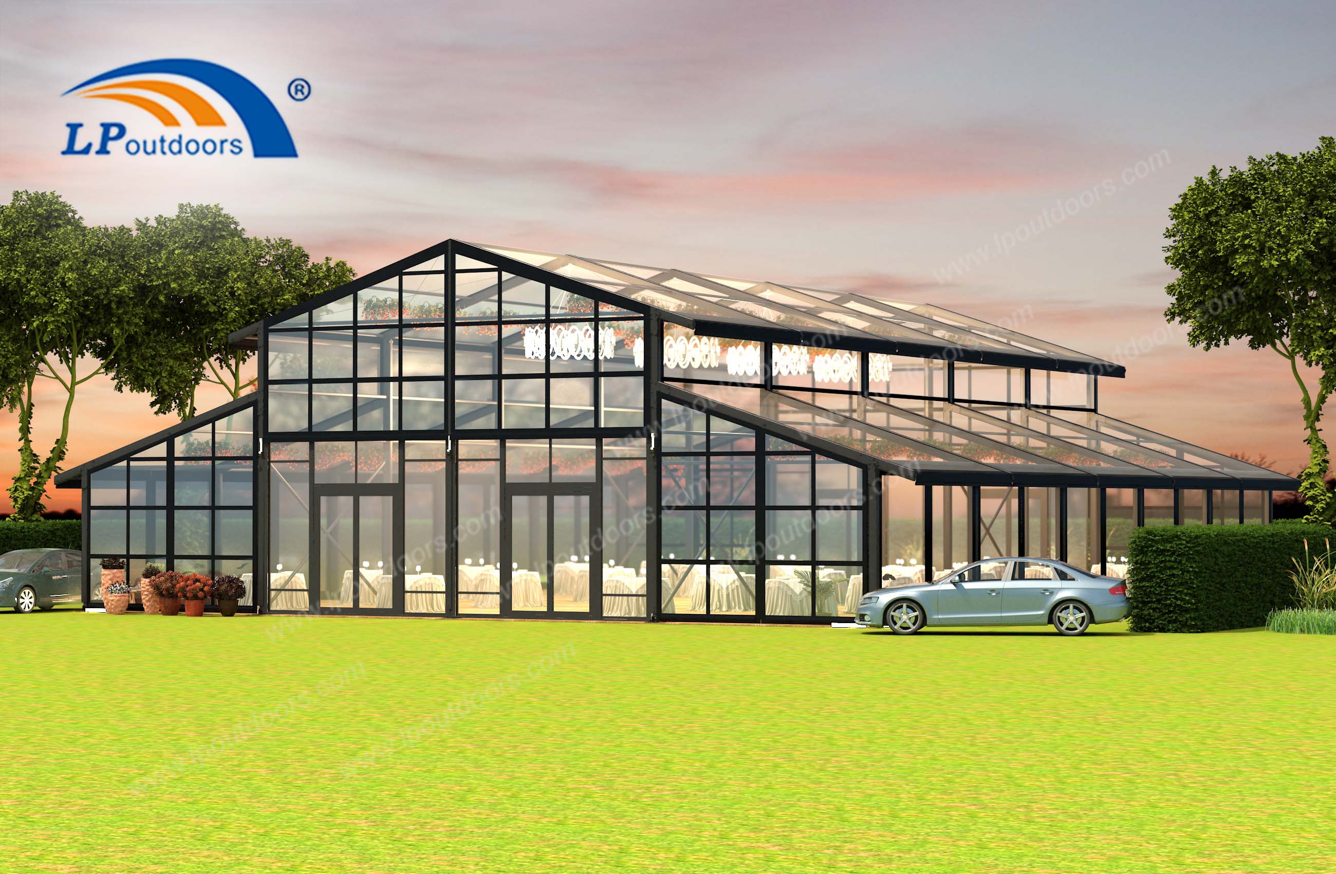 3d atrium tent