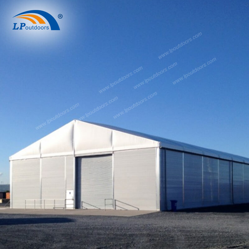 Heat insulation double Inflatable PVC roof aluminum warehouse tent for temporary industrial workshop (2)