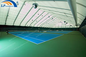 Windproof Aluminum Structure Big Curve Sports Tent As Outdoors Tennis Court