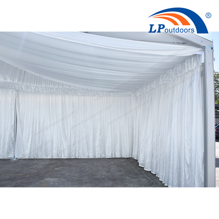 15m Clear Span Arch Roof Tent with Keder Lining for Outdoor Wedding Events