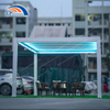 Custom Outdoor Electric Pergola Bioclimatica Aluminum New Design Pergola with Rgb Lights