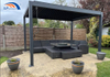 Waterproof Feature Garden Aluminium Gazebo Pergola System Waterproof Louvre Roof