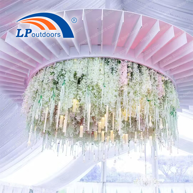 transparent curved tent