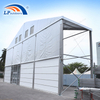 21m Clear Span Double Layer Design 8m Side Height Tent for Warehouse Storage And Large Scale Events with Exhaust Fan