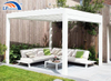 All Season Electric Shutter Aluminium Pergola Canopy Garden Pavilion Aluminium Gazebo Outdoor Louvre Pergolas 