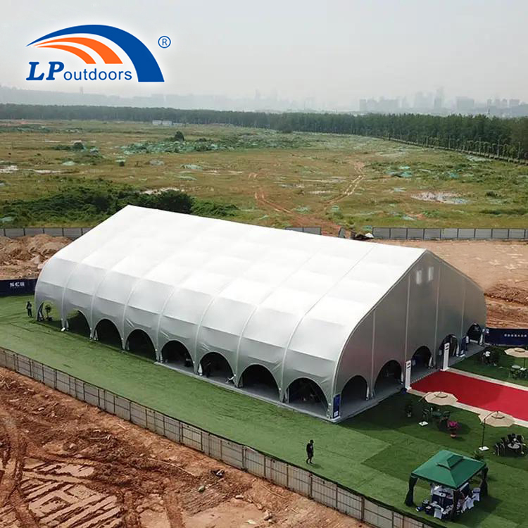 Aluminum Frame TFS Curve Marquee tent Peach Heart Shape Tent for Wedding Restaurant Church Exhibition Sports and Event