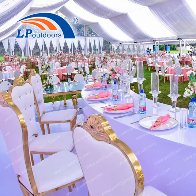 clear curved tent