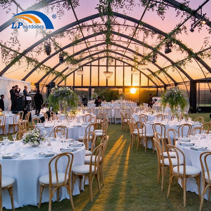 Luxury arch orangery Marquees – Retro Elegance Meets Modern Outdoor Event Space