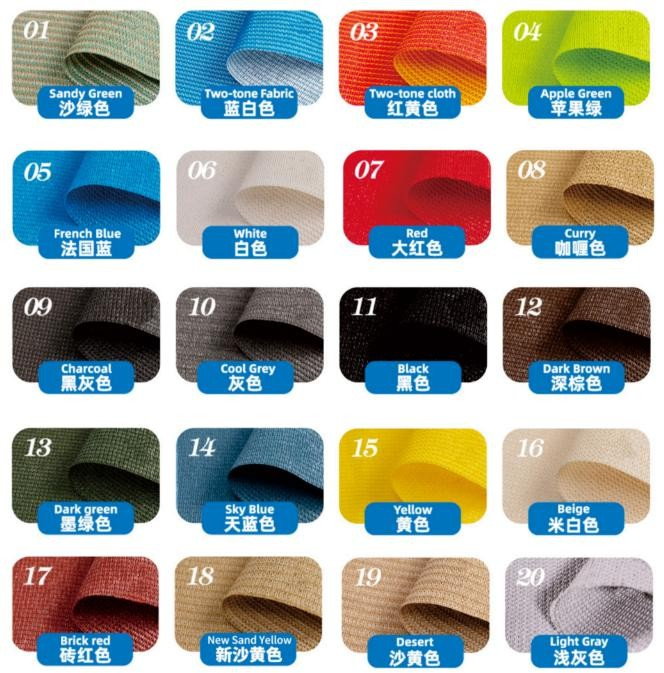 Fabric color options