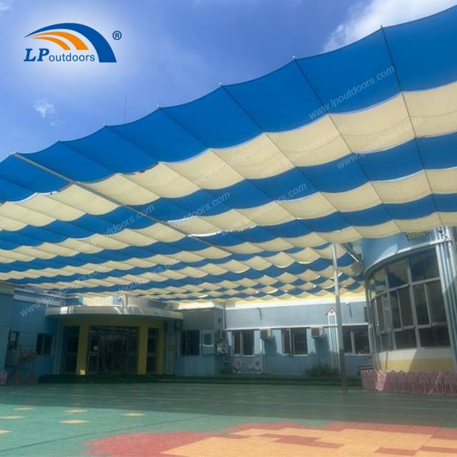 Premium Durable Retractable HDPE Pergola for Outdoor Playground Kid-garden Use