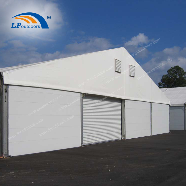 20M Aluminum Frame Structure Warehouse Tent with Rolling Door