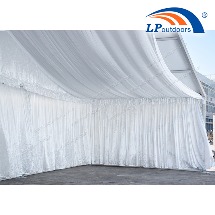 15m Clear Span Arch Roof Tent with Keder Lining for Outdoor Wedding Events