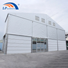 21m Clear Span Double Layer Design 8m Side Height Tent for Warehouse Storage And Large Scale Events with Exhaust Fan