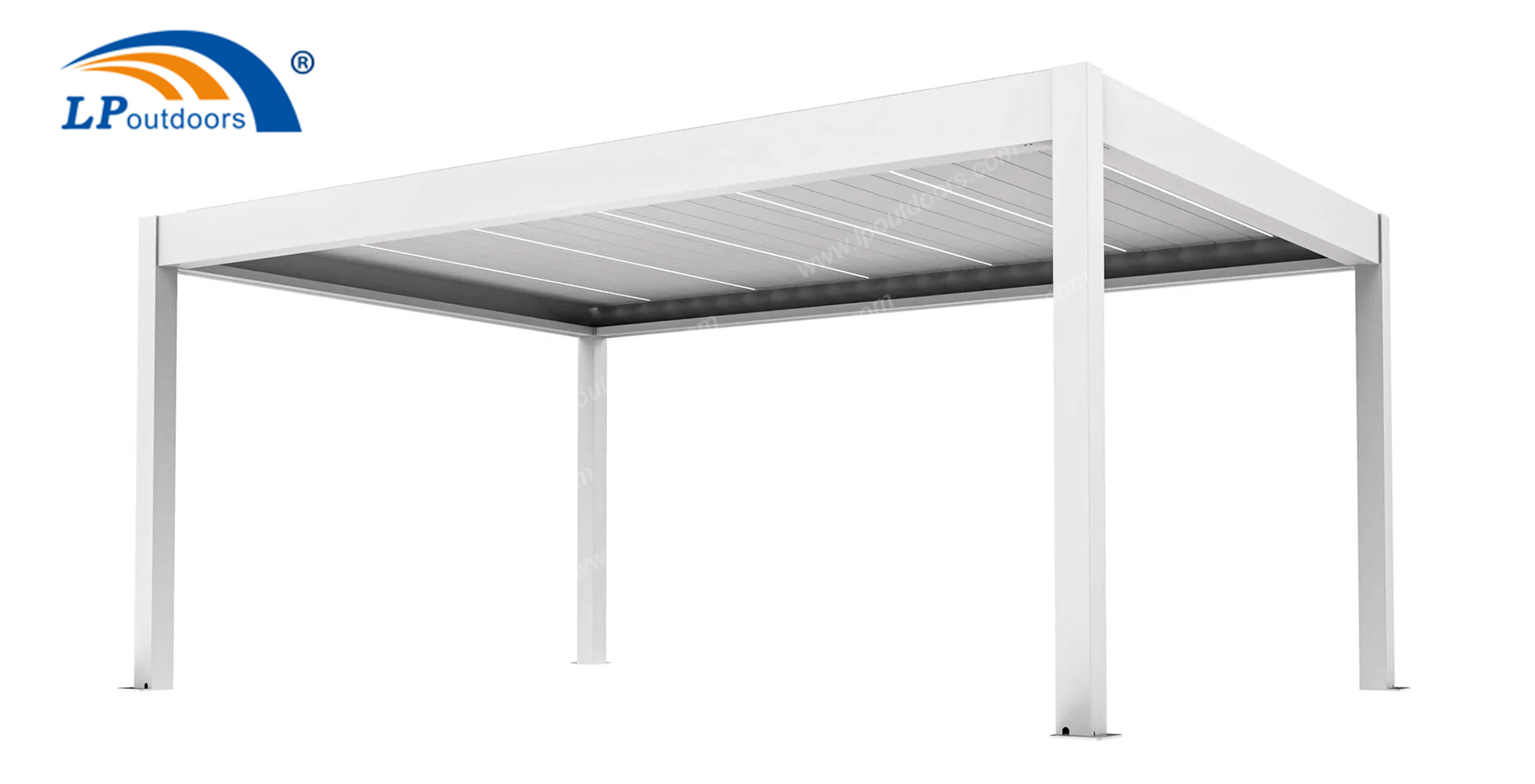 Pergola 3D model rendering assembly instruction video