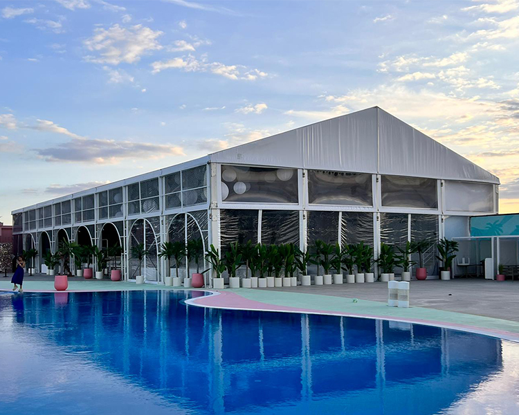 high side height event tent