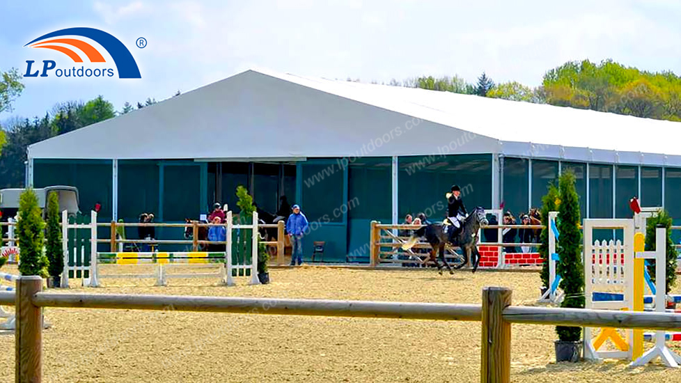 High-End Horse Barn Structure | Commercial Boarding Stable for Sale