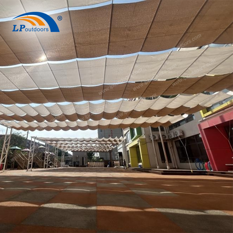 Premium Durable Retractable HDPE Pergola for Outdoor Playground Kid-garden Use