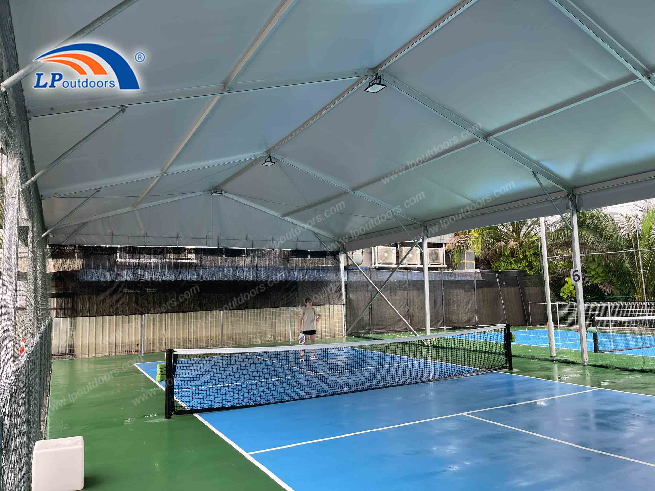 Commercial Outdoor Pickleball Court Cover
