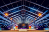 25x60m Sports tent temporary stadium building for musical festival event 