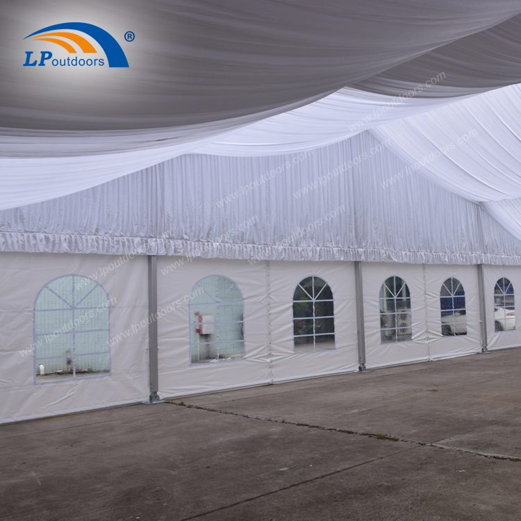 20m Clear Span Outdoor Wedding Mega Tent With Curtain For 500 People In Kenya