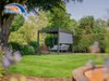 Aluminum Louvered Metal Pavilion Structure And Shelter on The Lawns for Sale