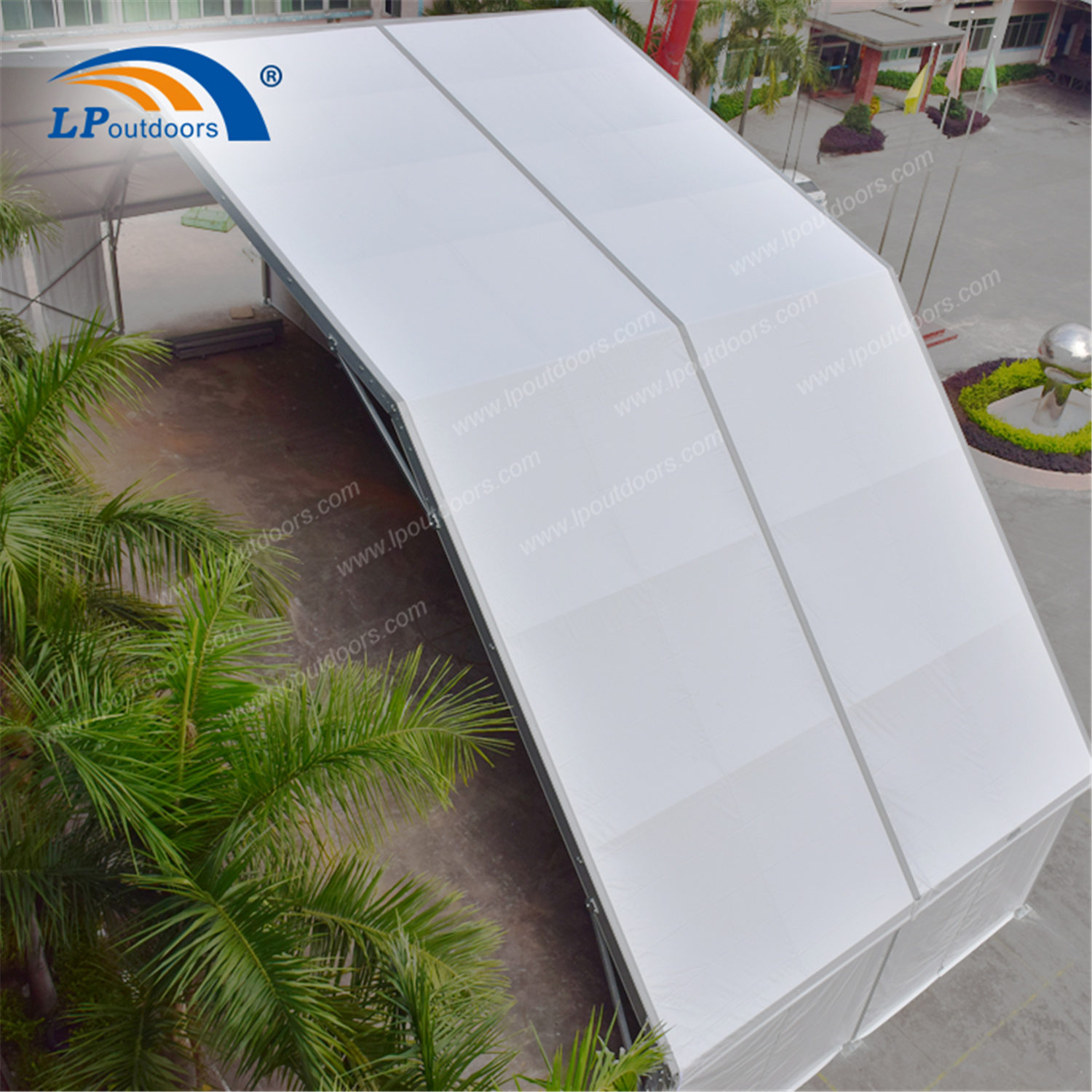 Waterproof temporary structure aluminum large polygon tent for outdoors musical party event (1)