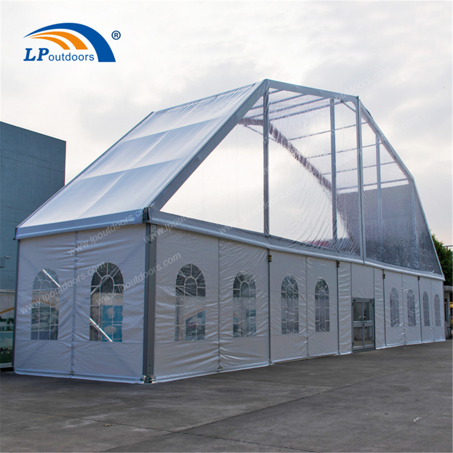 2000 Seater Polygon Roof Cover Clear Marquee Tent Fabric Structure for Sale