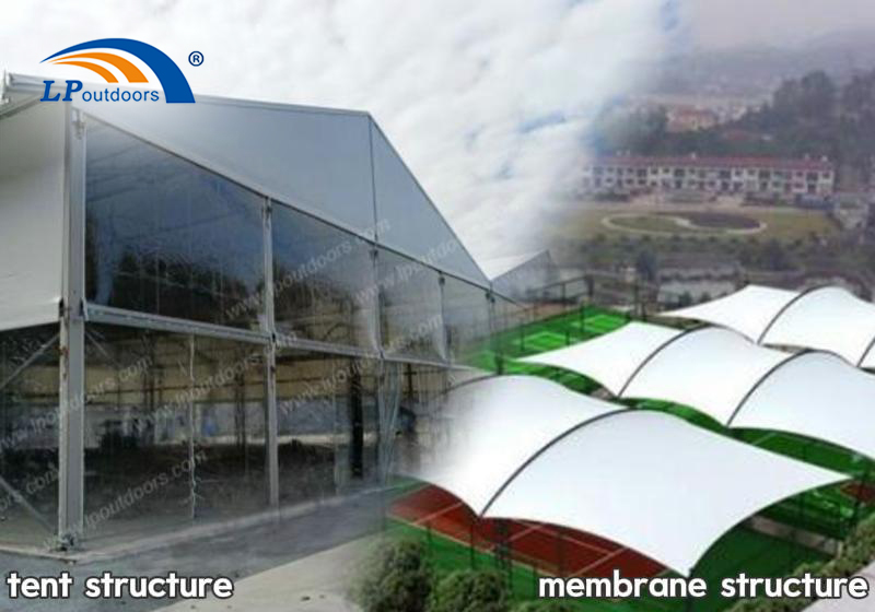 Comparison of Membrane Structures And Party Tents for Sports Venues