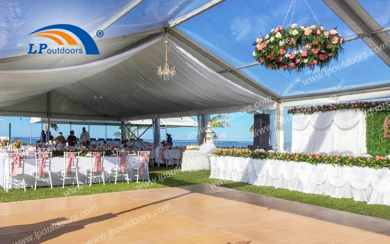 Holy & Pure Theme Outdoors Party Luxury Wedding Tent With Different Experience