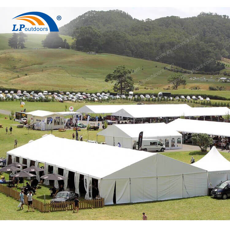 30m temporary structure aluminum frame big party tent for outdoors trade show event (1)
