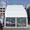 15m Outdoor Clear Span Curve Heart Shape Marquee Tent Aluminum Frame Structure Building with Clear Wall 