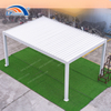 Customized Smart Aluminium Pavilion Pergola Waterproof Sunshade Metal Garden Pergola