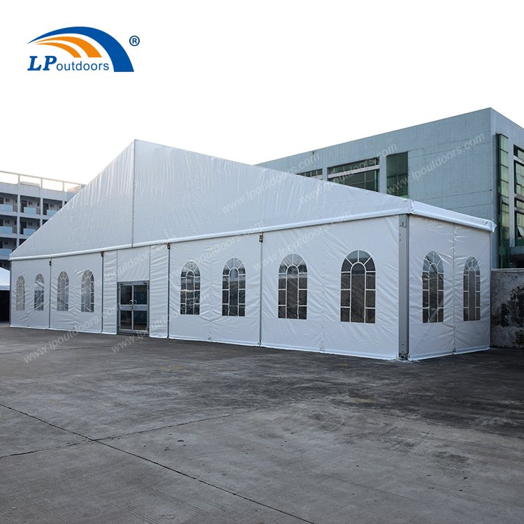 25m industrial movable fabric building for storage with sandwich walls