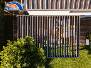 Aluminum Metal Pergola with Louvered Roof As Shelter for Sale in New Zealand ,Australia