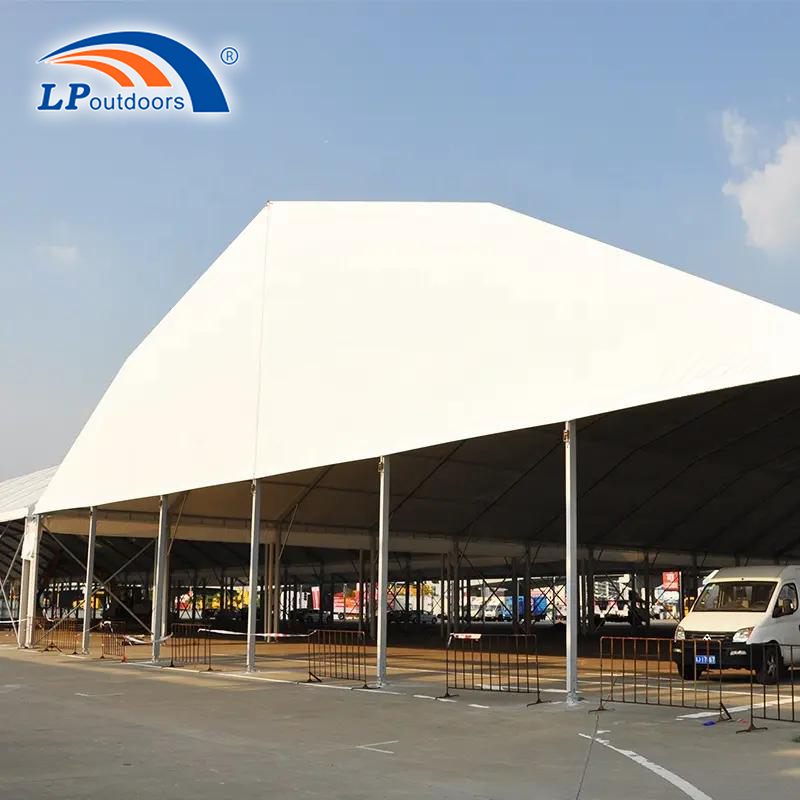 Temporary Building Fabric Structure Large Polygon Roof Tent Exhibition Tents for Entertainment Press Conference