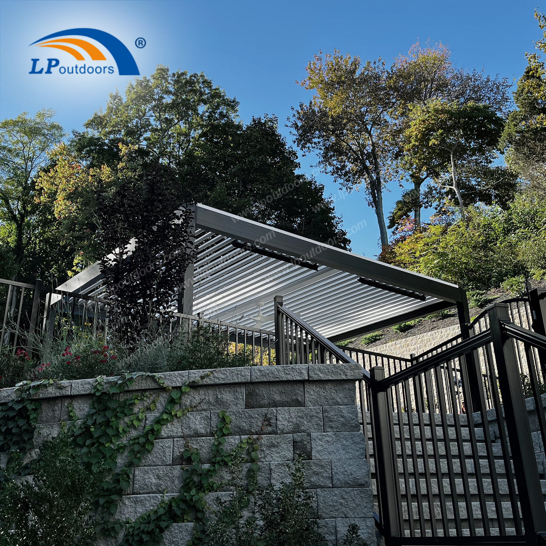 6x8m Heavy Snow Load Aluminum Pergola | Weather-Rated Roof System
