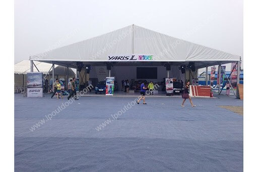 Waterproof aluminum frame large party tent for outdoors car show event
