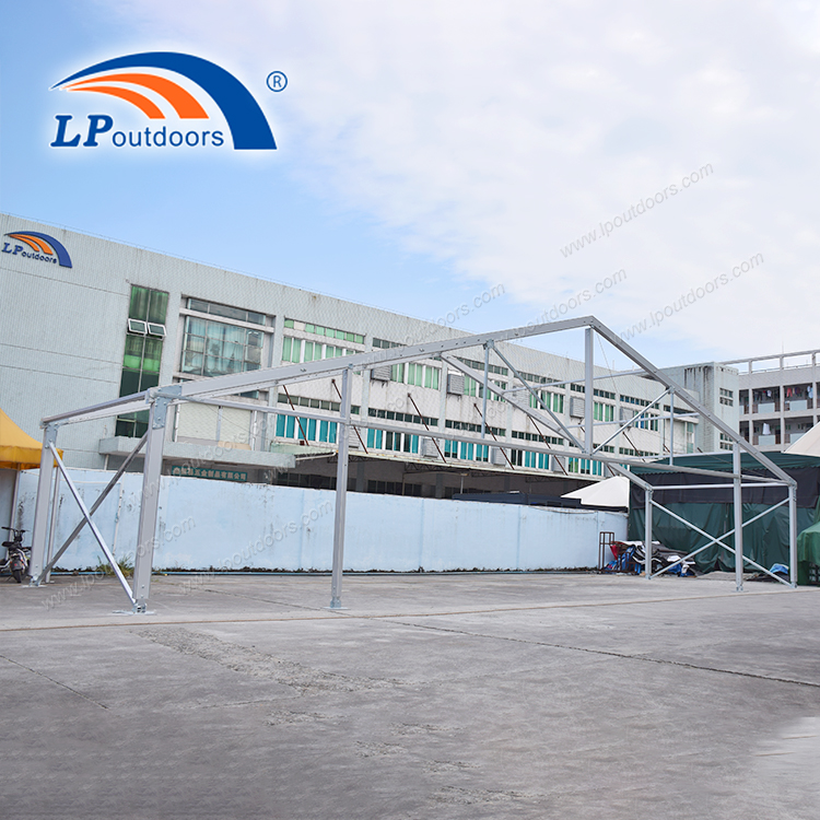 18m Temporary Structure Tent with 12m Barrier-off Entrance As Storage Warehouse for Sale