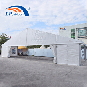18m Temporary Structure Tent with 12m Barrier-off Entrance As Storage Warehouse for Sale