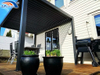 Free Standing Aluminum Metal Garden Pergola for Sale in UK,France, Italy 