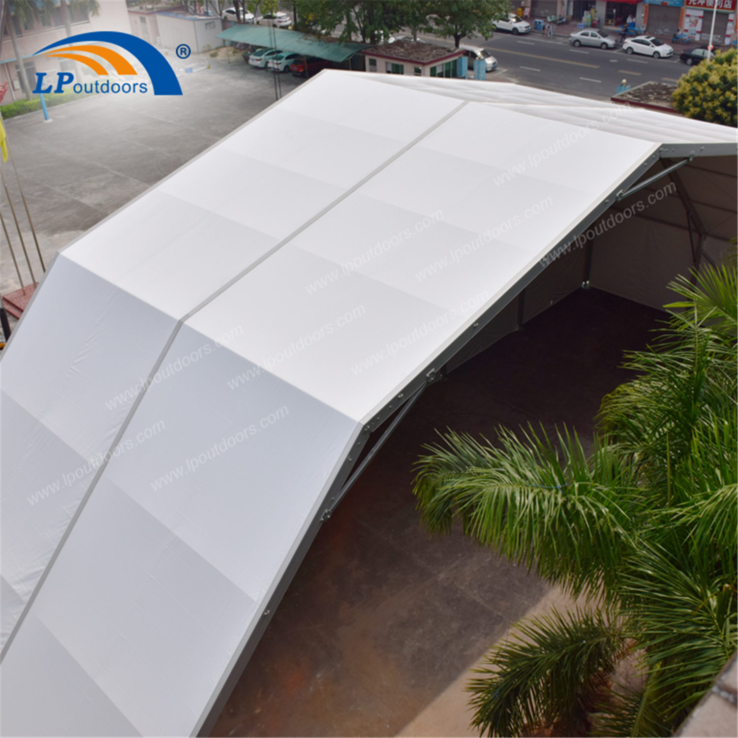 polygon roof party tent