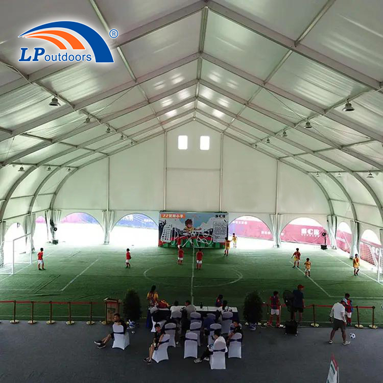 Outdoor Sports Courts Tent Arch Curve Tennis Court Tent Football Field Curve Tent Badminton Field Curved Roof Tent for Sale