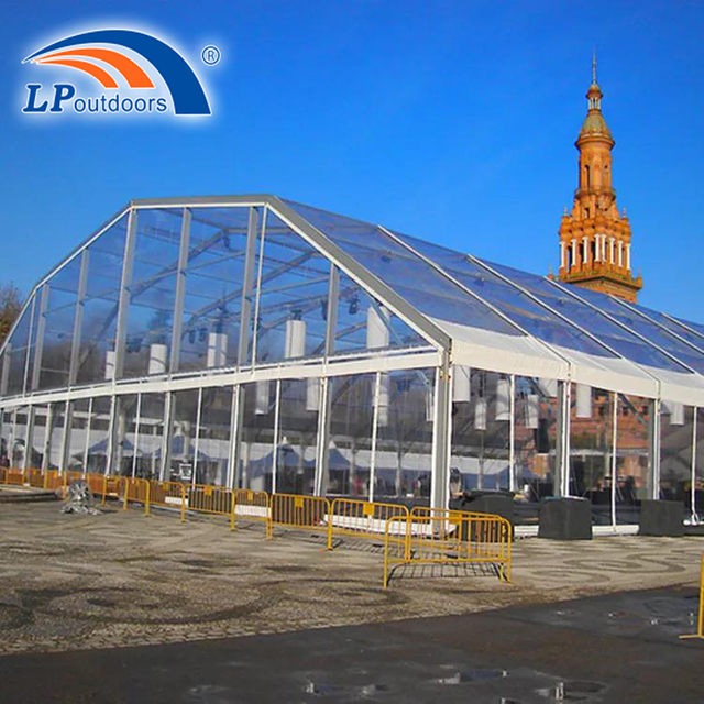 2000 Seater Polygon Roof Cover Clear Marquee Tent Fabric Structure for Sale