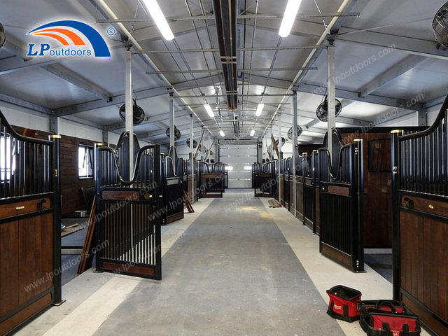 High-End Horse Barn Structure | Commercial Boarding Stable for Sale