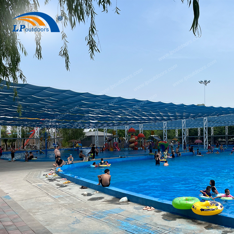 Premium Durable Retractable HDPE Pergola for Outdoor Playground Kid-garden Use