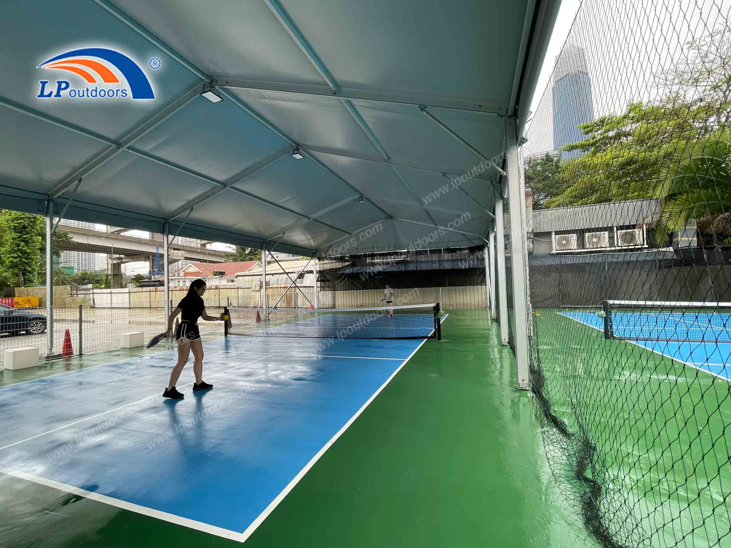 Commercial Outdoor Pickleball Court Cover