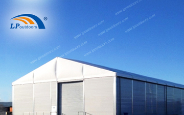 Heat Insulation Double Inflatable PVC Roof Aluminum Warehouse Tent For Temporary Industrial Workshop.jpg