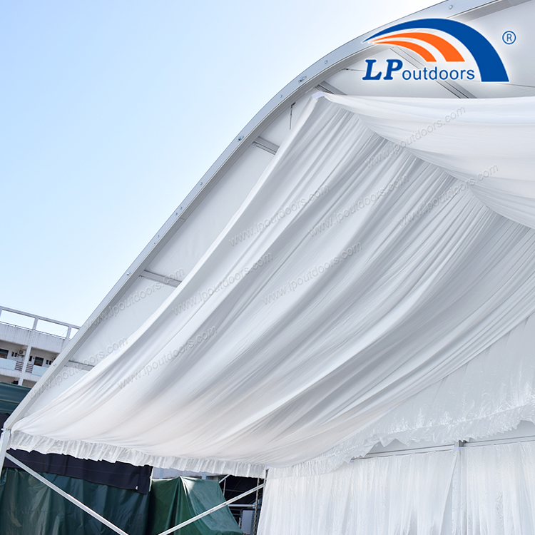 15m Clear Span Arch Roof Tent with Keder Lining for Outdoor Wedding Events