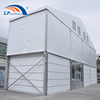 21m Clear Span Double Layer Design 8m Side Height Tent for Warehouse Storage And Large Scale Events with Exhaust Fan