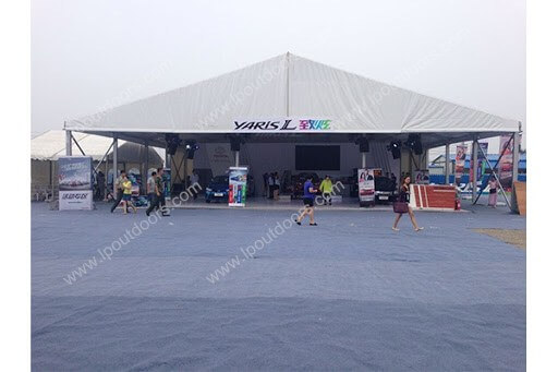 Waterproof aluminum frame large party tent for outdoors car show event (1)